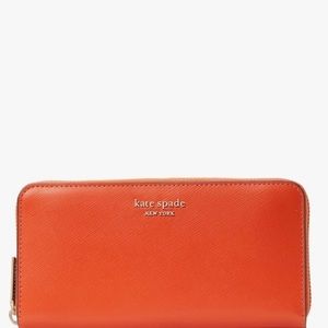 Dried apricot Kate spade wallet